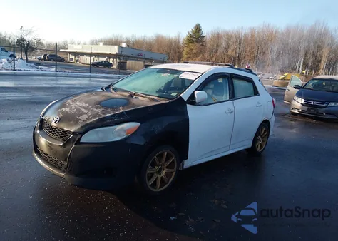 2009 Toyota Matrix z USA, uszkodzony, nr VIN 2T1KU40E09C066731